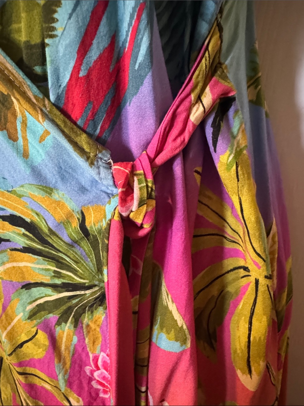 FARM Rio Tropical Wrap Sundress/Beach Cover-Up in Multi-Color - Picture 4 of 7